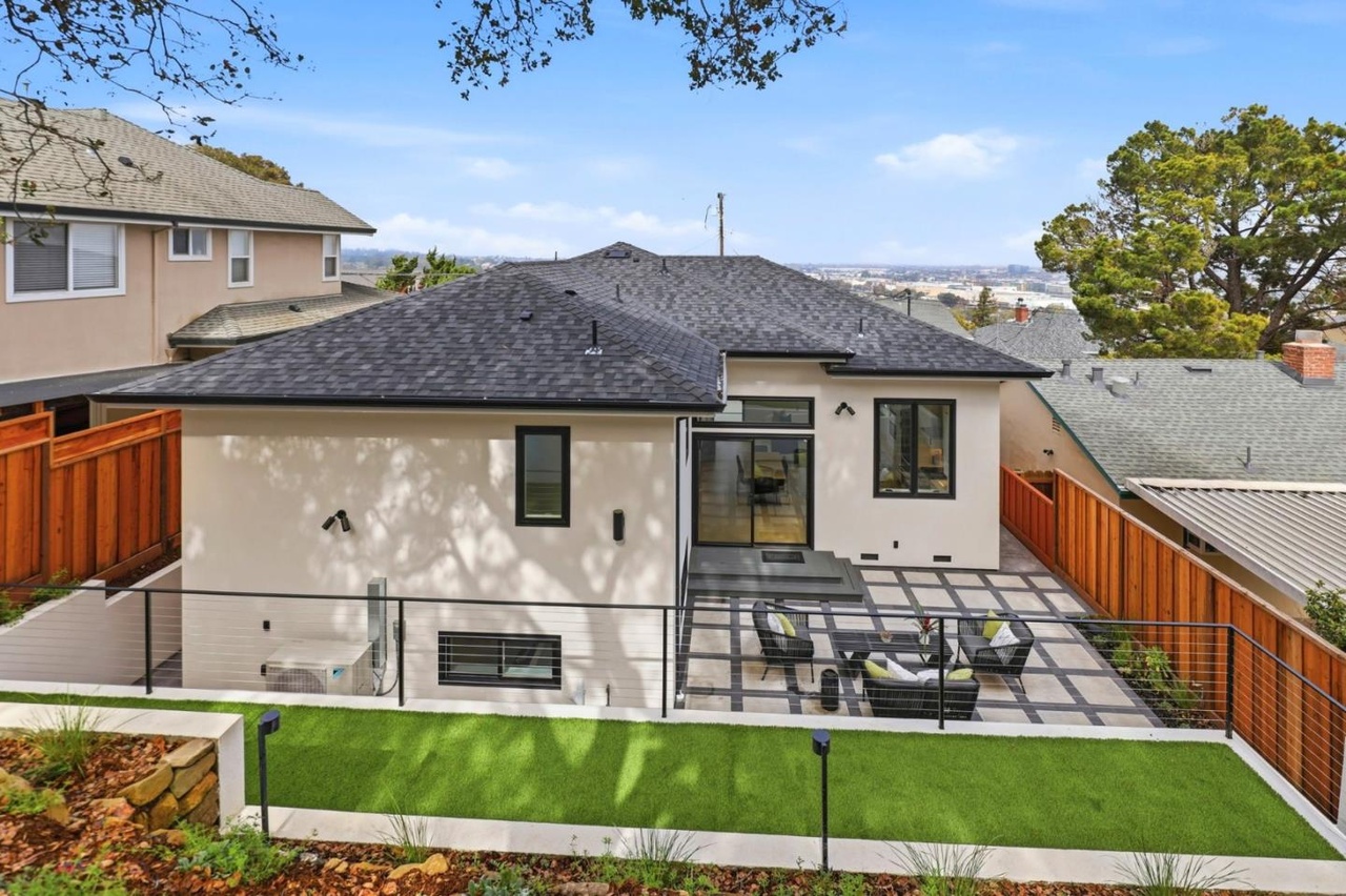 Backyard Patio Turf Area